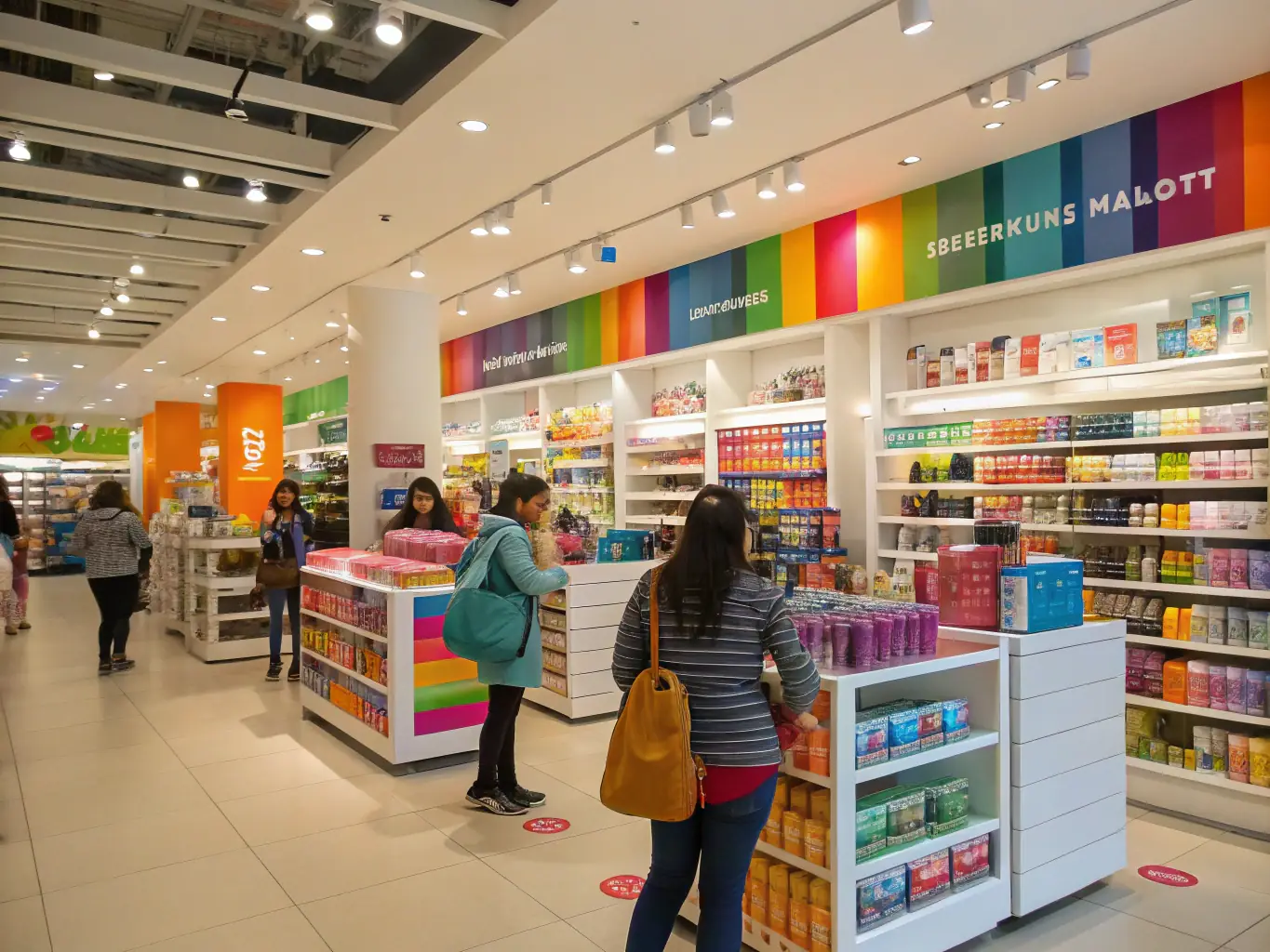 A well-organized retail store with customers browsing, highlighting the importance of reliable IT infrastructure for in-store operations.