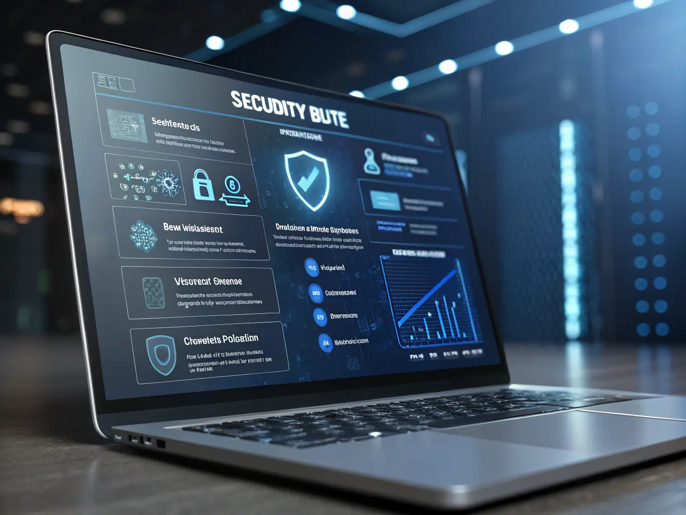 A computer screen displaying endpoint protection software actively scanning for malware, illustrating Nozhian's commitment to securing all devices connected to the network.